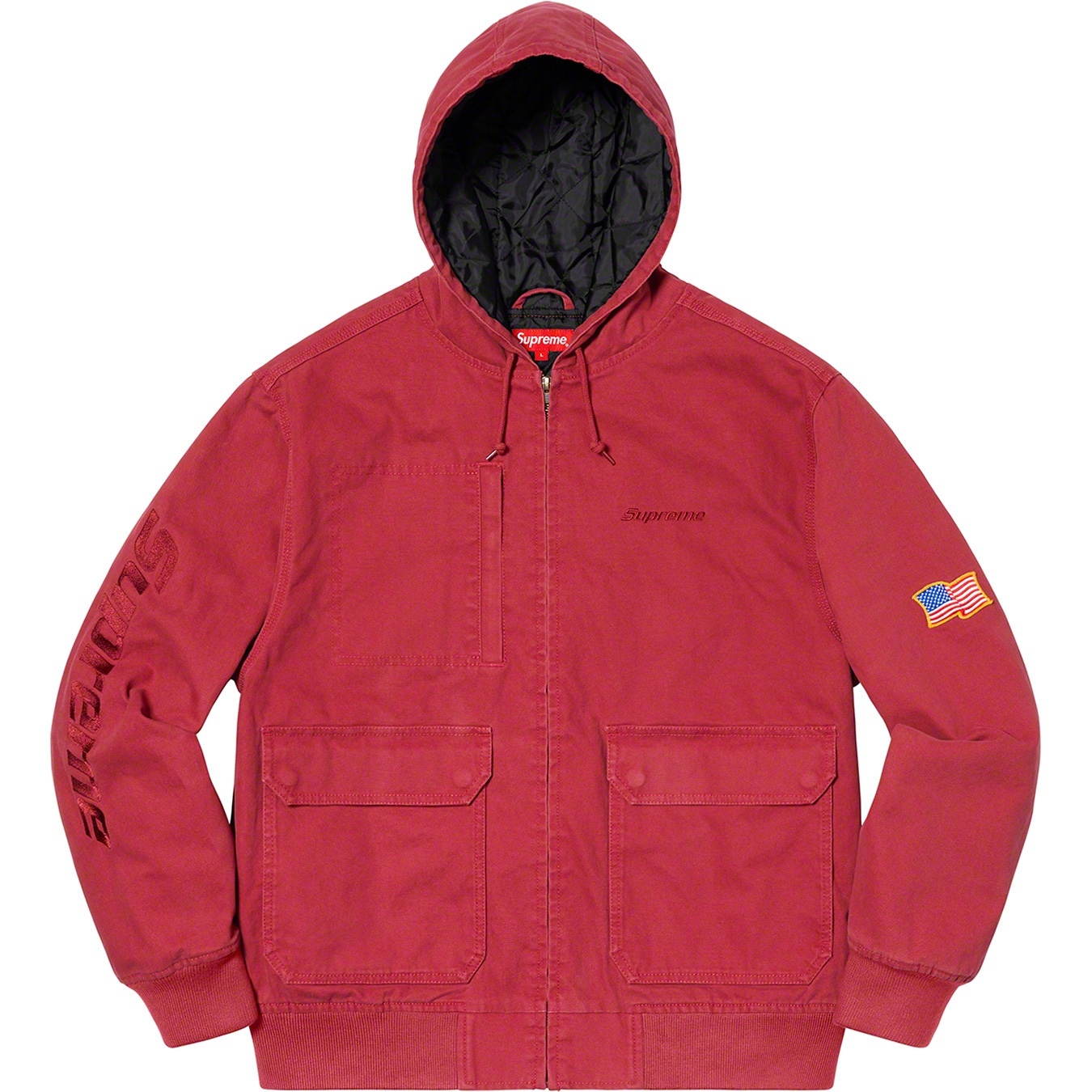 Canvas Hooded Work Jacket view 2